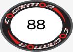 OEM Road Bike Wheel Stickers / Specialized Bike Decals Corrosion Resistance