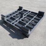 Industrial Folding Steel Storage Cage Stackable Wire Mesh Pallet Cage 200kg