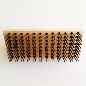 Wholesale Ergonomic Steel Wire Block Brush Wooden With Flat from china suppliers