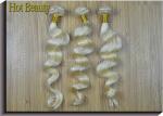 Full Ends Virgin Human Hair Grade 6A Virgin Hair Extension Blonde Color