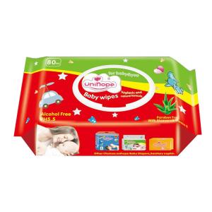 China Alcohol-Free Organic Cotton Baby Wipes Private Label 15*20CM Sheet Size on sale