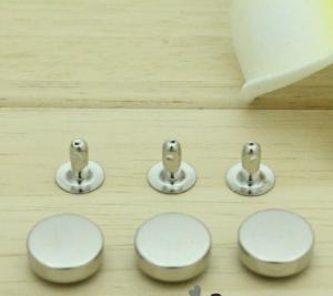 Wholesale 10mm Silver Circle Round Flat Rivet Spike Studs Spots Leathercraft Nailhead from china suppliers