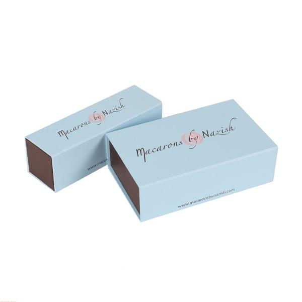 Custom Eco-Friendly Drawer Design Custom Cookies Bakery Macron Box Packaging With Paper Dividers