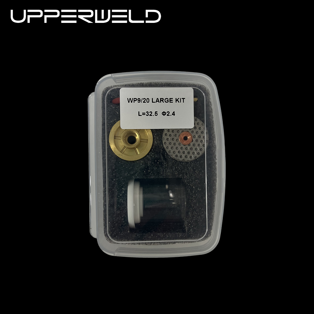WP-9/20 TIG Welding Accessories Quartz Nozzle Kit Torch Spare Parts Large Glass Cups Kit