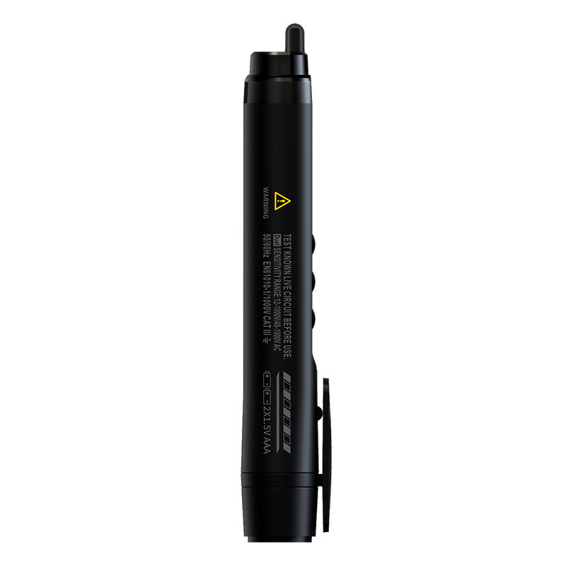 Non-contact AC Voltage Detector Tester IP67 LCD Display 50Hz/60Hz 12V~1000V Buzzer Alarm Function