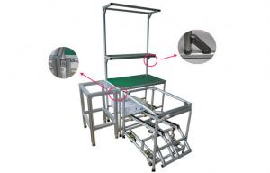 Wholesale Aluminum Frame Pipe Workbench / Workstation Aluminum Pipe Rack As Display Table from china suppliers