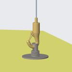 Brass Stainless Steel Wire Snap Hook Cable Hanging System For Acoustic Ceiling