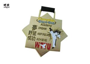 Wholesale Zinc Alloy Material Custom Award Sports Medals For Schools Kongfu Design from china suppliers