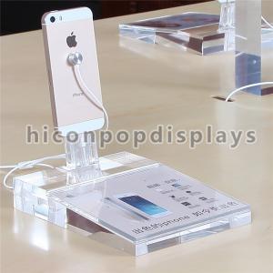 China Mobile Shop Clear Acrylic Display Rack Countertop For Smartphones Advertising on sale