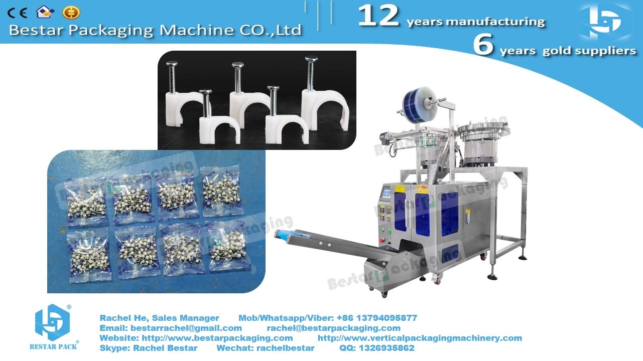Bestar automatic counting packing machine with two bowls for screws and nuts
