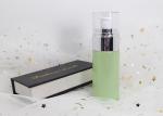 40 Ml Gift Packaging Black Frosted Glass Lotion Pump Bottle With Silver Caps
