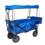Outdoor Heavy Duty Collapsible Wagon Carts for Beach Shopping Picnic Camping