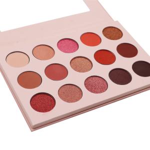 Wholesale MSD Cosmetics 15 Colour Multi Color Eyeshadow Hot Silver Logo from china suppliers