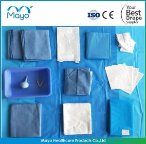 Wholesale Disposable sterile own factory medical product Surgical Delivery Drape Pack kit from china suppliers