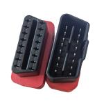 Red Connector Obd2 Adapter Cable Length 30cm 16 Pin Male To 2 Female