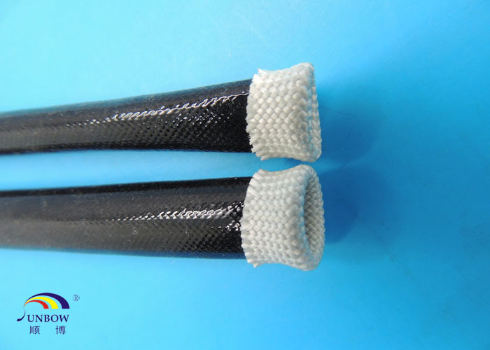 Electrical Insulation Sleeving Silicone Resin Fiberglass Sleeving / Tubing / Pipes