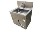 Stainless Steel Clean Room Equipments Hand Washing Sink With Soap Dispenser