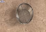 Round Stainless Steel Wire Mesh Baskets , 304 Stainless Steel Mesh Filter