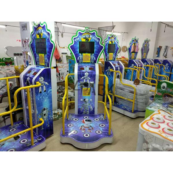 Foot Touch Floor Game Ticket Redemption Game Machine Round Castle Small Train Design