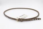 1.0CM Fashion Crystal Thin Rhinestone Belt , Leather Jewelled Waist Belt