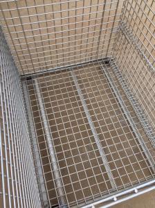 Wholesale SS304 Hygiene Food Industry Stackable Storage Baskets Easily Moving from china suppliers