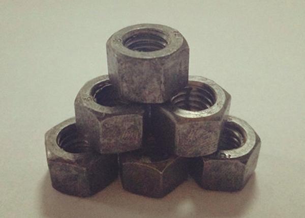 High Accuracy GB55 Hex Carbon Steel Nuts 10mm Thickness For Agricultural
