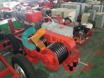 5T Power 9HP Hydraulic Double Capstan Cable Laying Winch Trailer for Tough Jobs