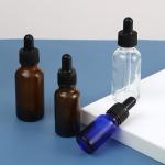 Private Label Oil Bottles 5ml 10ml 15ml 30ml 50ml 100ml Frosted Glass Dropper
