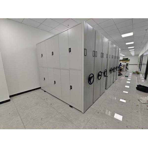 Steel Electric Mobile Racking 500kg/level-2000kg/level Automated Warehouse Racking System