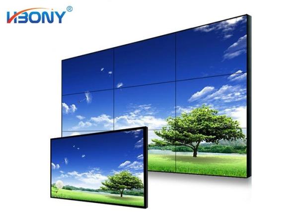 3.5mm Narrow Bezel LCD Video Wall 500 Nits Brightness Low Maintenance Long