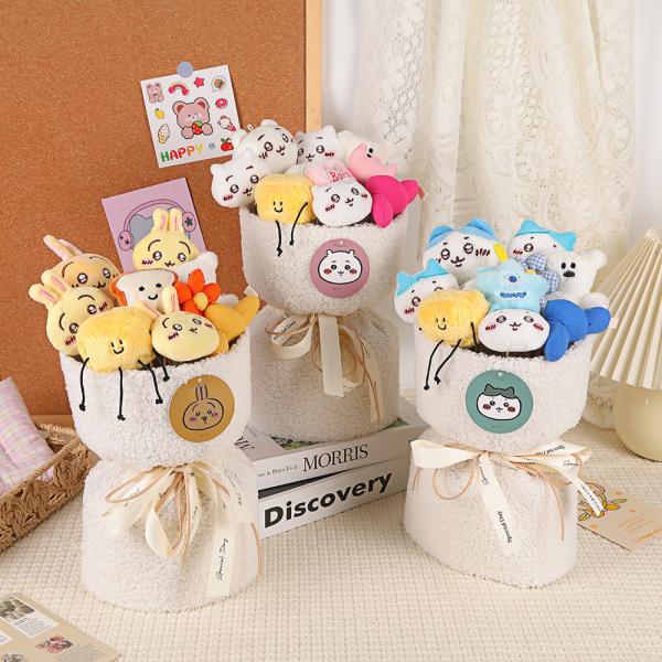 Usaqi Doll Small Fragrance Style Doll Bouquet Gift Ideal for Girlfriend's