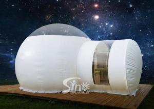 Wholesale Outdoor 5m Clear Top Resort Inflatable Bubble Camping Tent With Steel Frame Capsule Tunnel For Glamping from china suppliers