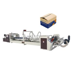 Wholesale Corrugated Paperboard Automatic Folding Gluing Machine Box Stitching High Safety from china suppliers