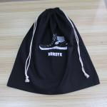 Large Size Canvas Drawstring Bag , Portable Travel Shoe Packaging Bags