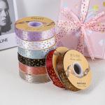 Flower ribbon, hot stamping ribbon, baking gift box packaging, printing floral