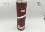 SGS Printed Cardboard Tubes / Serialized Products Packaging Round Tube Box With