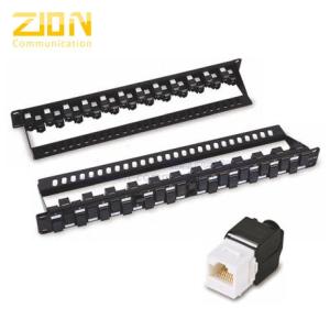 Wholesale UTP Cat6A Patch Panel 24 ports for Rack , Date Center Accessories , from China Manufacturer - Zion Communiation from china suppliers