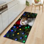 Christmas Long Strip Washable Kitchen Carpet For Sofa Area