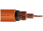 Flexible Rubber Cable 1.9 / 3.3 KV Low Halogen Low Smoke Rubber Sheath