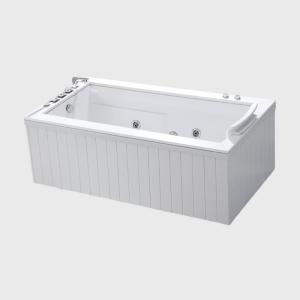 Wholesale Multifunctional White Jetted Jacuzzi Bathtubs Spa Massage Corner Acrylic from china suppliers