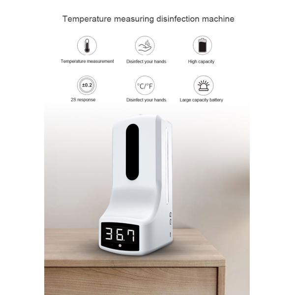 Non Contact Temperature Measuring Auto Hand Wash Dispenser