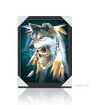 Decration 3D Printing Lenticular Flip Effect Cute Cat Changing Images
