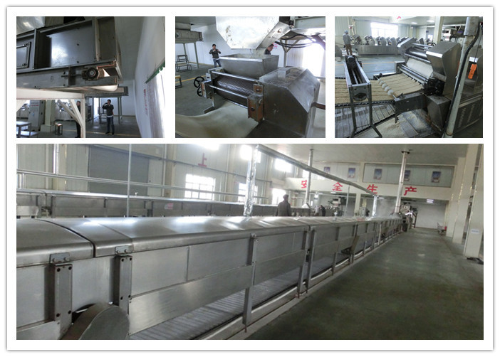 Fried Instant Noodles Making Machines 100000 Bag / Shift