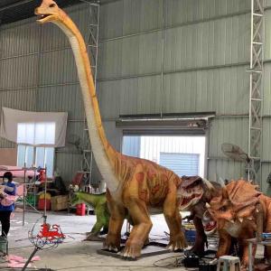 Wholesale Jurassic World Dinosaur Realistic Animatronic Dinosaur Brachiosaurus Model from china suppliers
