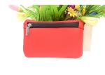 Stitching Zippered Cosmetic Bag , Travel Makeup Organizer Bag Eco Friendly