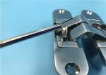 Pearl Chrome Invisible Cabinet Hinges / Heavy Duty Concealed Mortise Hinge