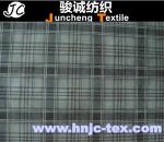 100% polyester plaid cotton imitation velvet fabric/grid printing Imitation