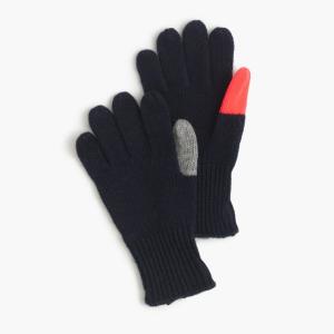 Wholesale Contrast Color Thumb Knitted Gloves With Fingers Easy To Pair Winter Clothes from china suppliers