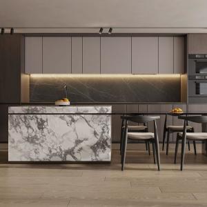 Solid Wood Kitchen Cabinets Modern Model Kitchen Furniture Kitchen Cabinet Set