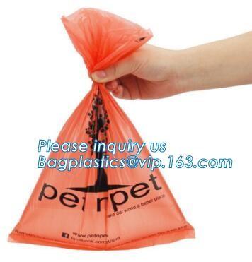 Compostable dog poop bag/ pet waste Bags, Degradable Pet Poop Bags Dog Cat Waste Pick Up Clean Bag Refill Bags Promotion